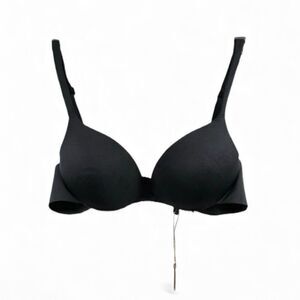 SKIMS NWT Push Up Plunge Bra in Onyx Size 32A